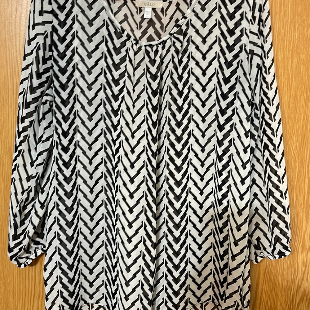 Silky dress top